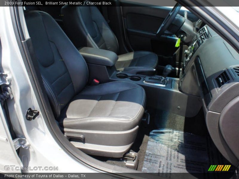 Brilliant Silver Metallic / Charcoal Black 2009 Ford Fusion SEL