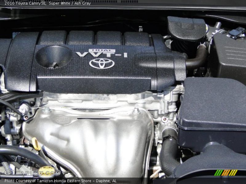 Super White / Ash Gray 2010 Toyota Camry SE