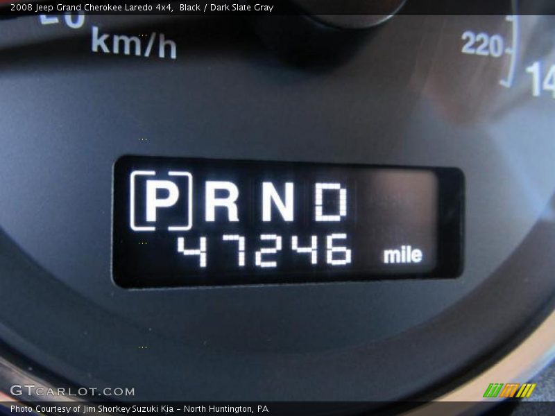 Black / Dark Slate Gray 2008 Jeep Grand Cherokee Laredo 4x4