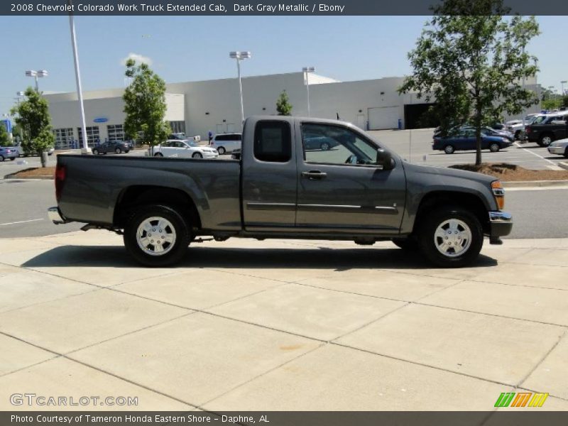 Dark Gray Metallic / Ebony 2008 Chevrolet Colorado Work Truck Extended Cab