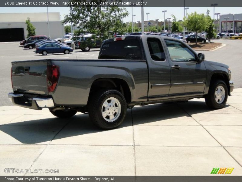 Dark Gray Metallic / Ebony 2008 Chevrolet Colorado Work Truck Extended Cab