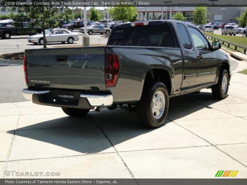 Dark Gray Metallic / Ebony 2008 Chevrolet Colorado Work Truck Extended Cab
