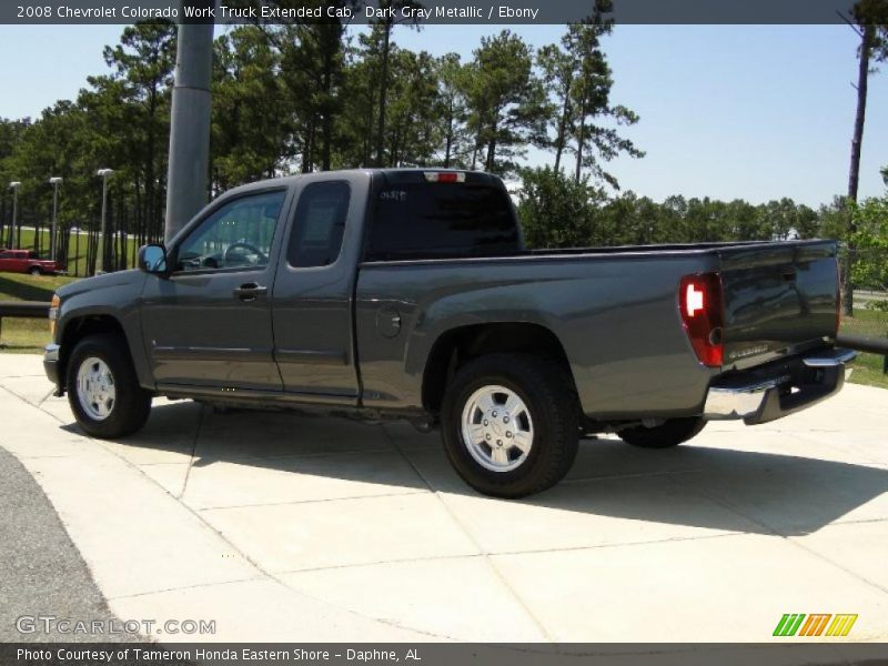Dark Gray Metallic / Ebony 2008 Chevrolet Colorado Work Truck Extended Cab