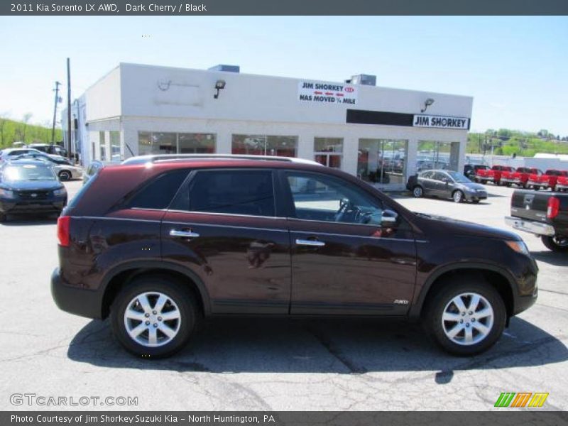 Dark Cherry / Black 2011 Kia Sorento LX AWD