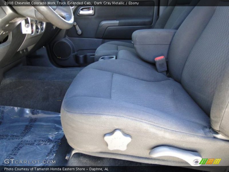 Dark Gray Metallic / Ebony 2008 Chevrolet Colorado Work Truck Extended Cab