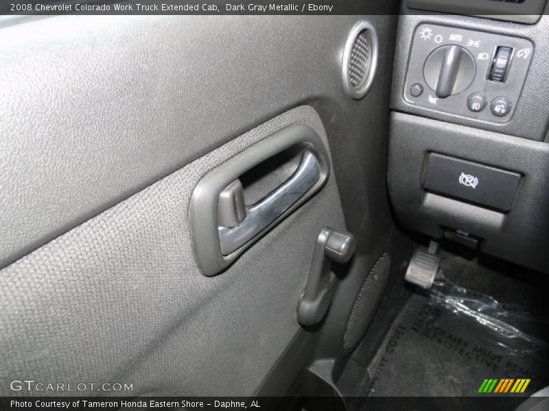 Dark Gray Metallic / Ebony 2008 Chevrolet Colorado Work Truck Extended Cab