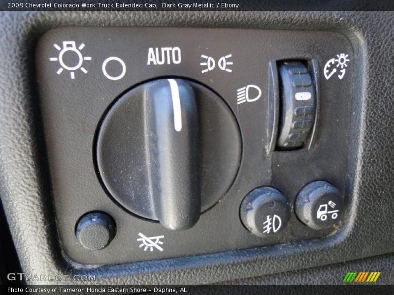 Dark Gray Metallic / Ebony 2008 Chevrolet Colorado Work Truck Extended Cab