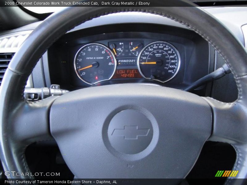 Dark Gray Metallic / Ebony 2008 Chevrolet Colorado Work Truck Extended Cab