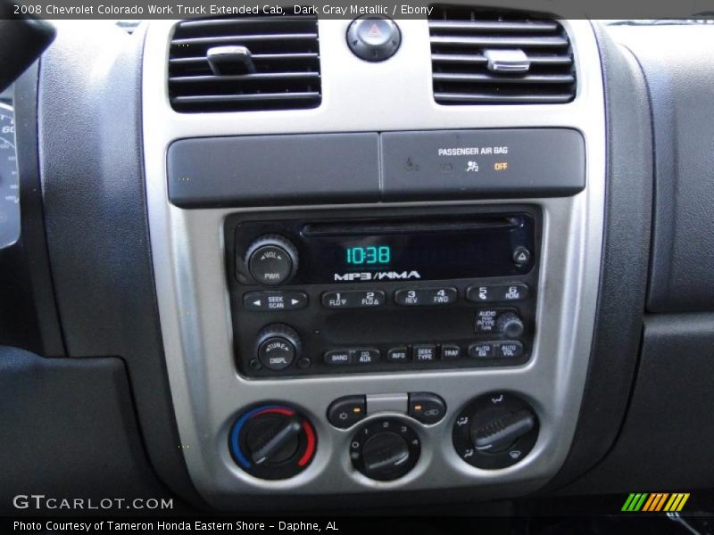 Controls of 2008 Colorado Work Truck Extended Cab