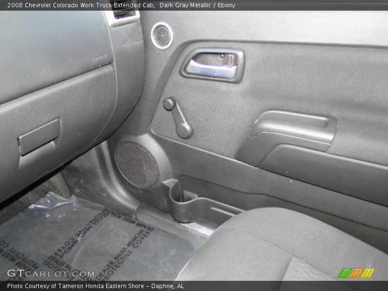 Dark Gray Metallic / Ebony 2008 Chevrolet Colorado Work Truck Extended Cab