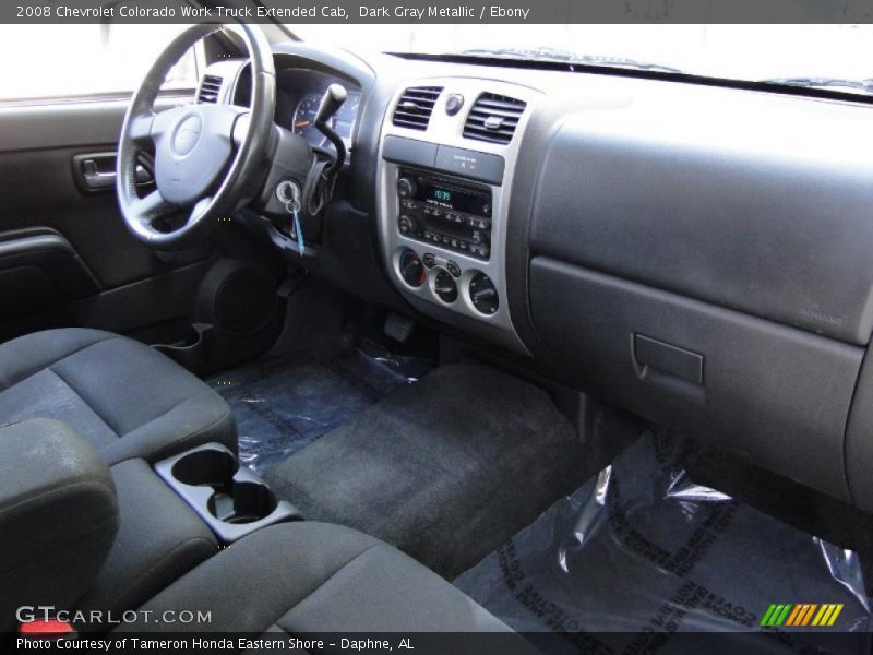 Dark Gray Metallic / Ebony 2008 Chevrolet Colorado Work Truck Extended Cab