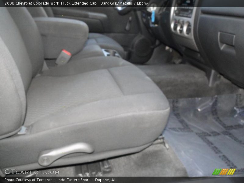Dark Gray Metallic / Ebony 2008 Chevrolet Colorado Work Truck Extended Cab