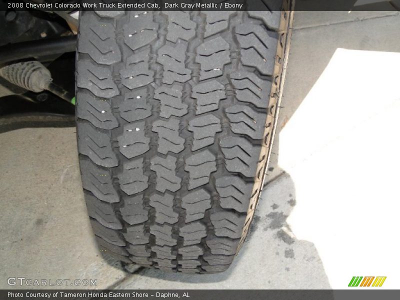 Dark Gray Metallic / Ebony 2008 Chevrolet Colorado Work Truck Extended Cab