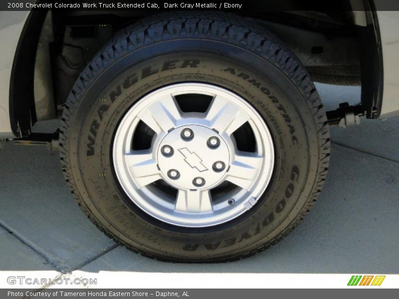 Dark Gray Metallic / Ebony 2008 Chevrolet Colorado Work Truck Extended Cab
