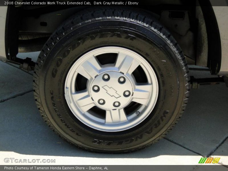 Dark Gray Metallic / Ebony 2008 Chevrolet Colorado Work Truck Extended Cab