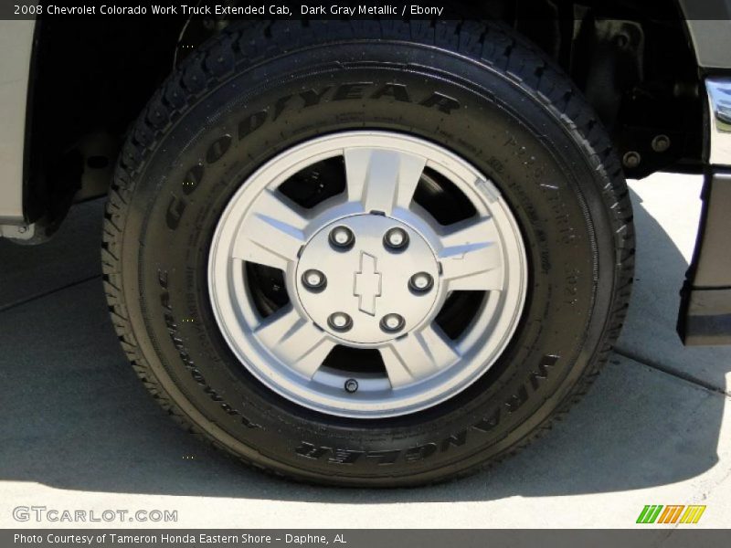 Dark Gray Metallic / Ebony 2008 Chevrolet Colorado Work Truck Extended Cab