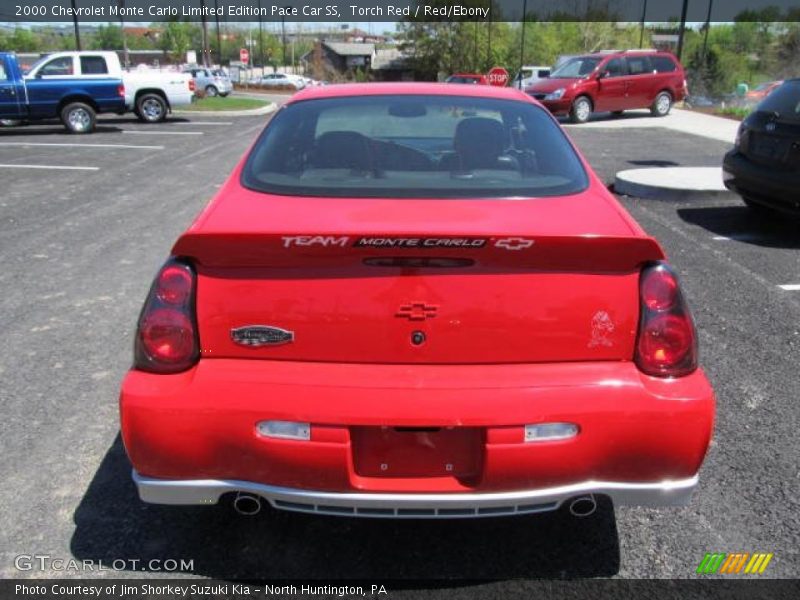 Torch Red / Red/Ebony 2000 Chevrolet Monte Carlo Limited Edition Pace Car SS