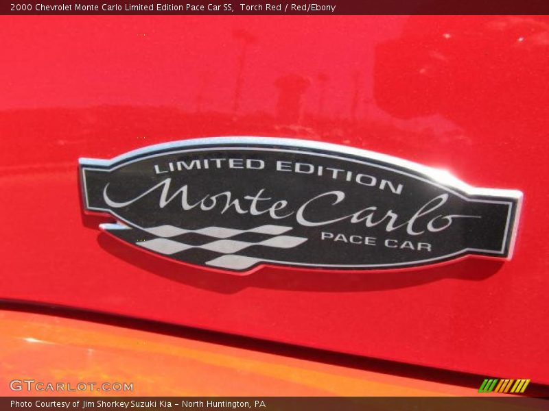  2000 Monte Carlo Limited Edition Pace Car SS Logo