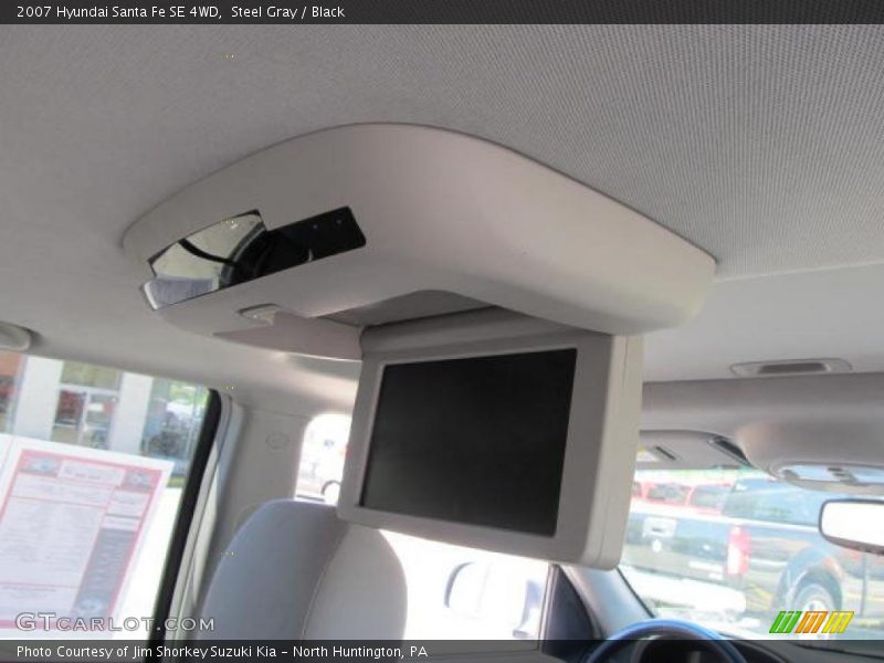 Steel Gray / Black 2007 Hyundai Santa Fe SE 4WD