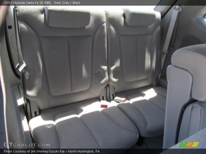 Steel Gray / Black 2007 Hyundai Santa Fe SE 4WD
