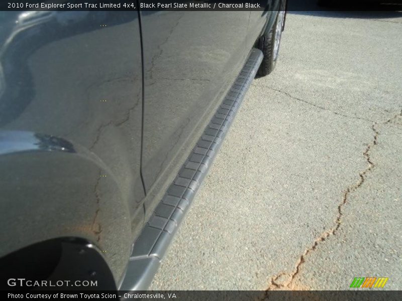 Black Pearl Slate Metallic / Charcoal Black 2010 Ford Explorer Sport Trac Limited 4x4