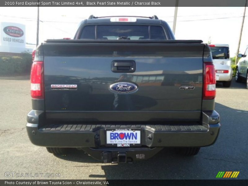 Black Pearl Slate Metallic / Charcoal Black 2010 Ford Explorer Sport Trac Limited 4x4