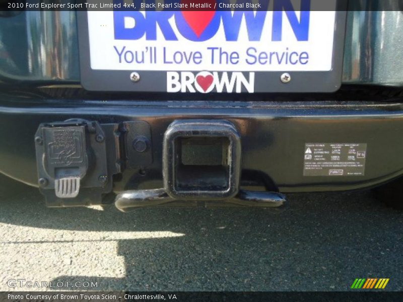Black Pearl Slate Metallic / Charcoal Black 2010 Ford Explorer Sport Trac Limited 4x4
