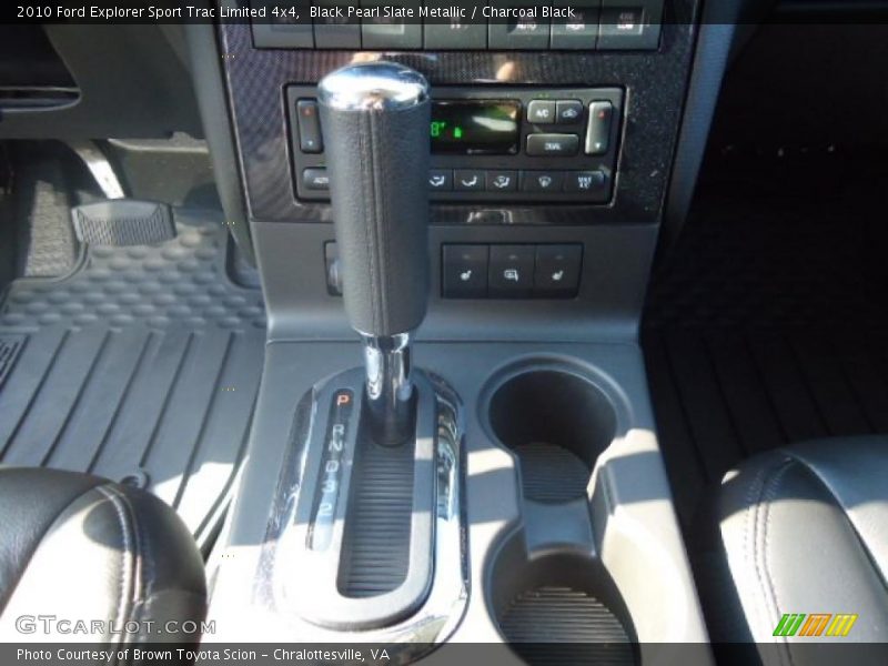 Black Pearl Slate Metallic / Charcoal Black 2010 Ford Explorer Sport Trac Limited 4x4