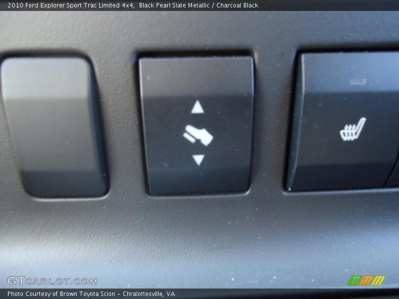 Black Pearl Slate Metallic / Charcoal Black 2010 Ford Explorer Sport Trac Limited 4x4