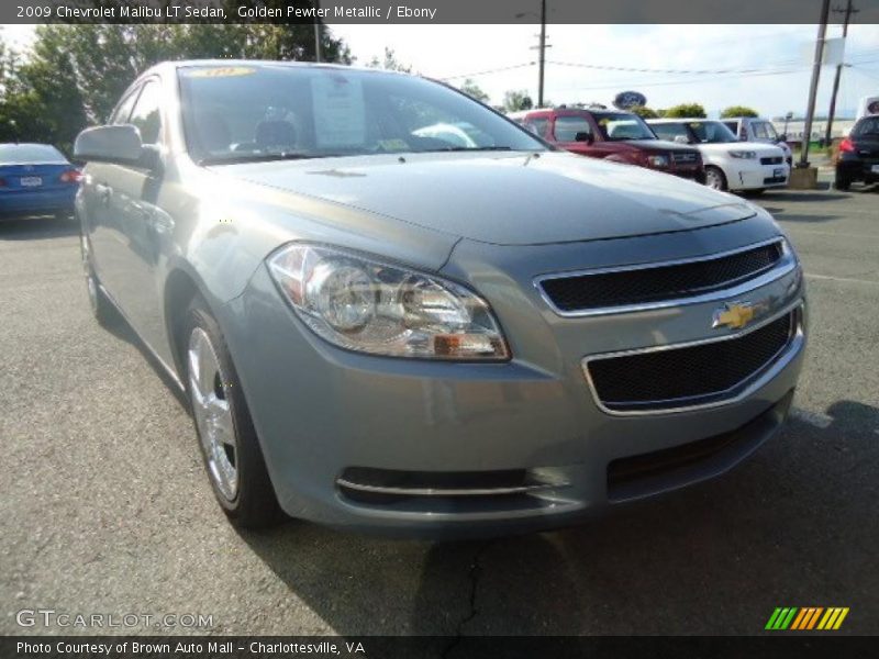 Golden Pewter Metallic / Ebony 2009 Chevrolet Malibu LT Sedan