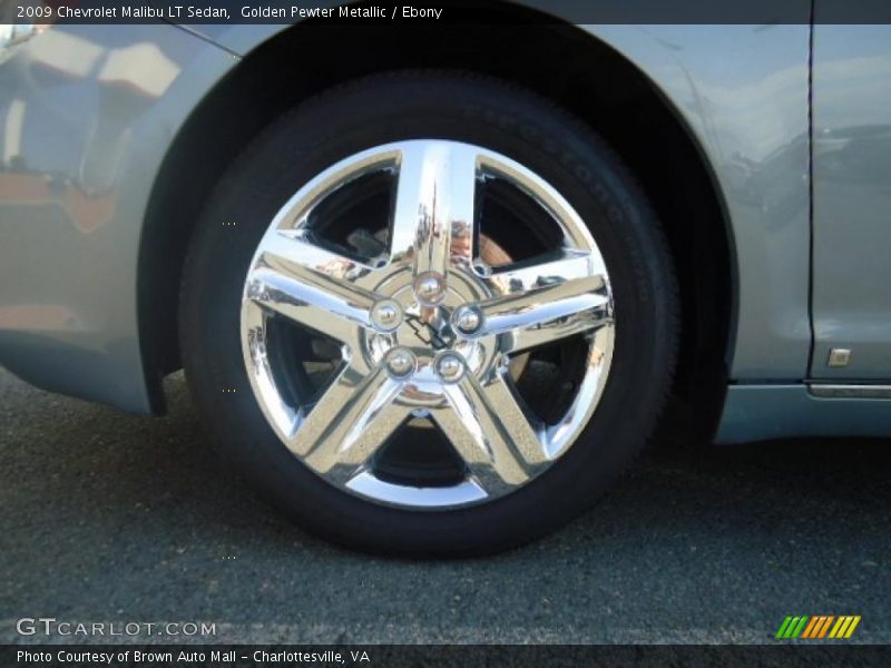 Golden Pewter Metallic / Ebony 2009 Chevrolet Malibu LT Sedan