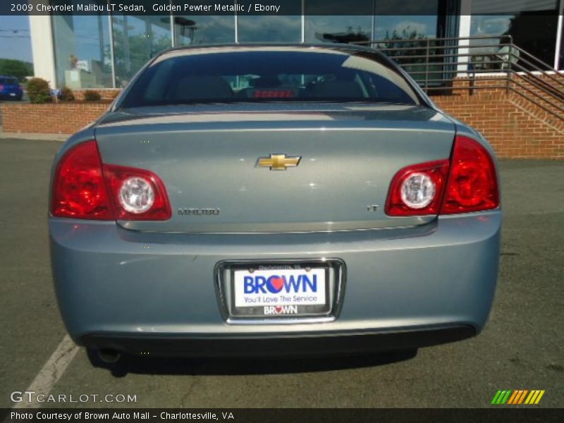 Golden Pewter Metallic / Ebony 2009 Chevrolet Malibu LT Sedan
