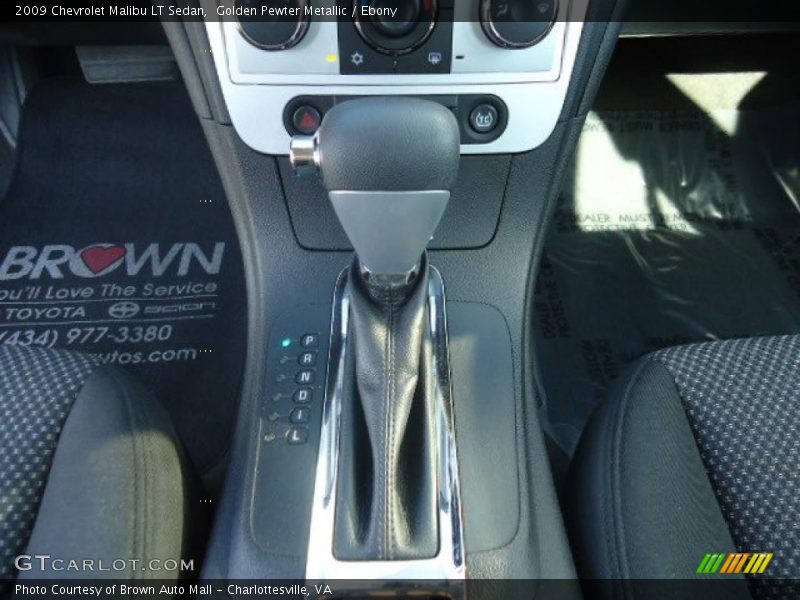Golden Pewter Metallic / Ebony 2009 Chevrolet Malibu LT Sedan