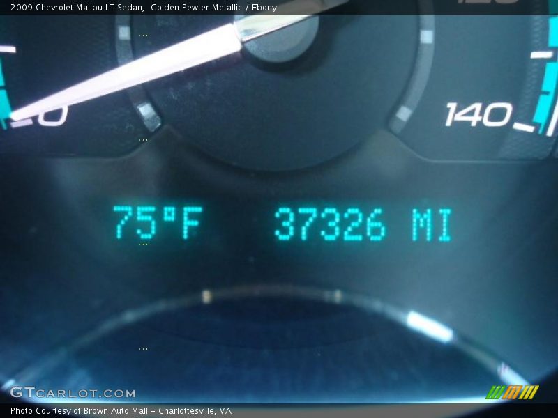 Golden Pewter Metallic / Ebony 2009 Chevrolet Malibu LT Sedan