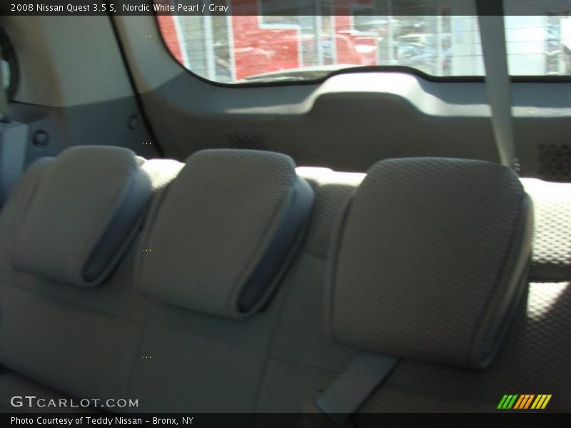 Nordic White Pearl / Gray 2008 Nissan Quest 3.5 S