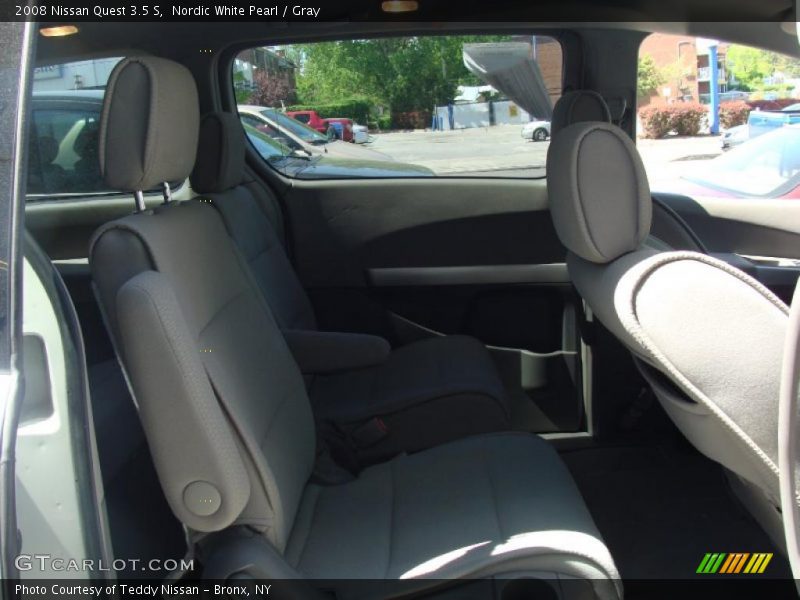 Nordic White Pearl / Gray 2008 Nissan Quest 3.5 S