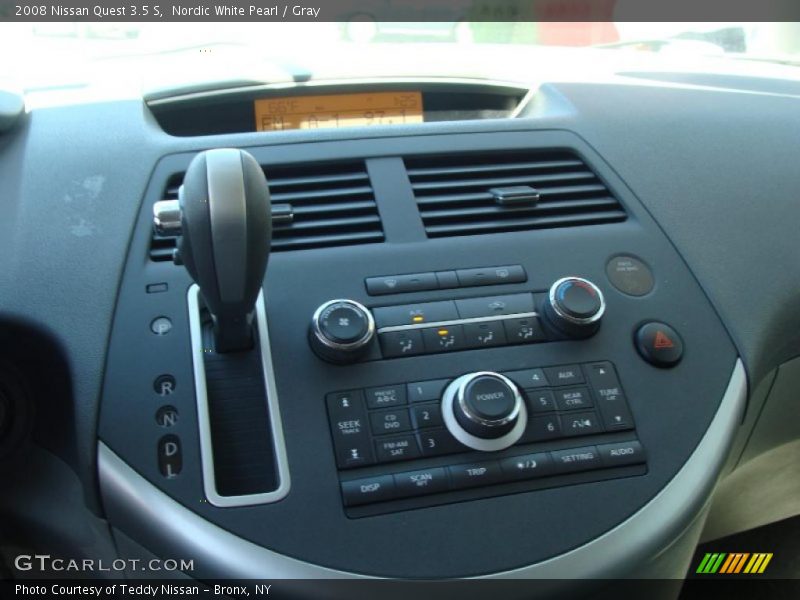 Nordic White Pearl / Gray 2008 Nissan Quest 3.5 S