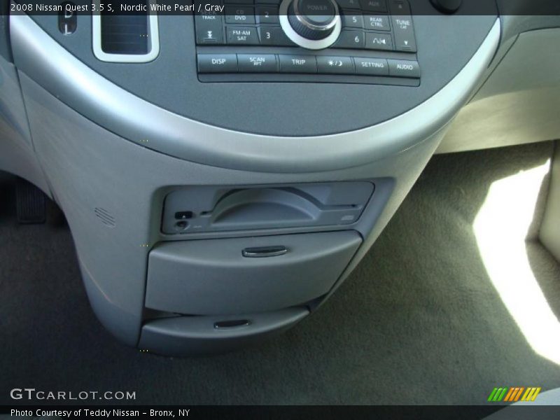 Nordic White Pearl / Gray 2008 Nissan Quest 3.5 S