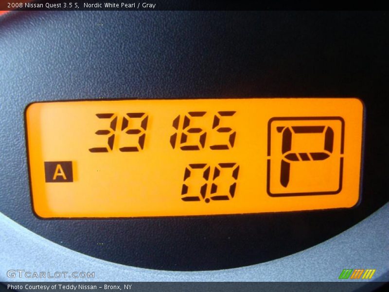 Nordic White Pearl / Gray 2008 Nissan Quest 3.5 S