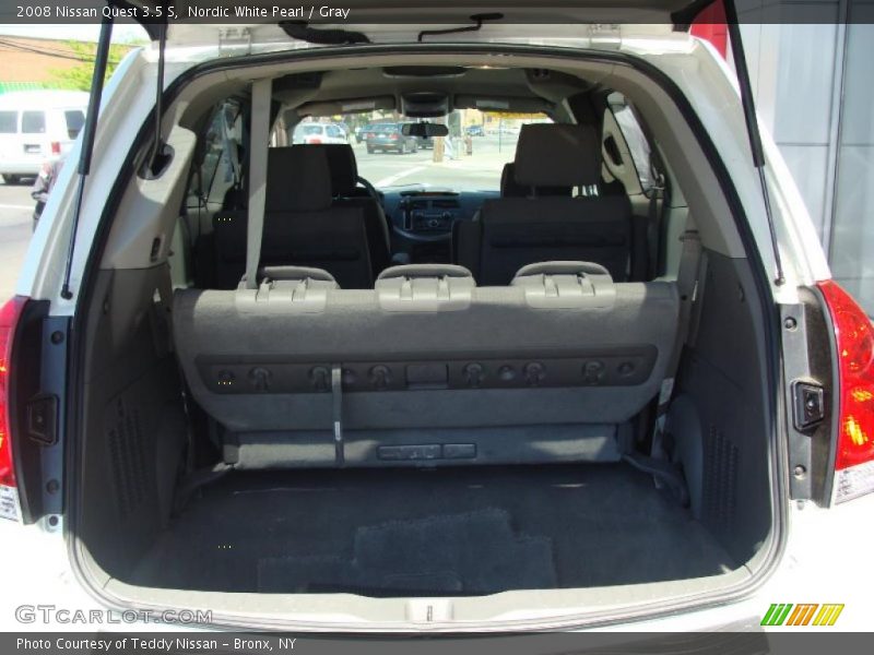 Nordic White Pearl / Gray 2008 Nissan Quest 3.5 S