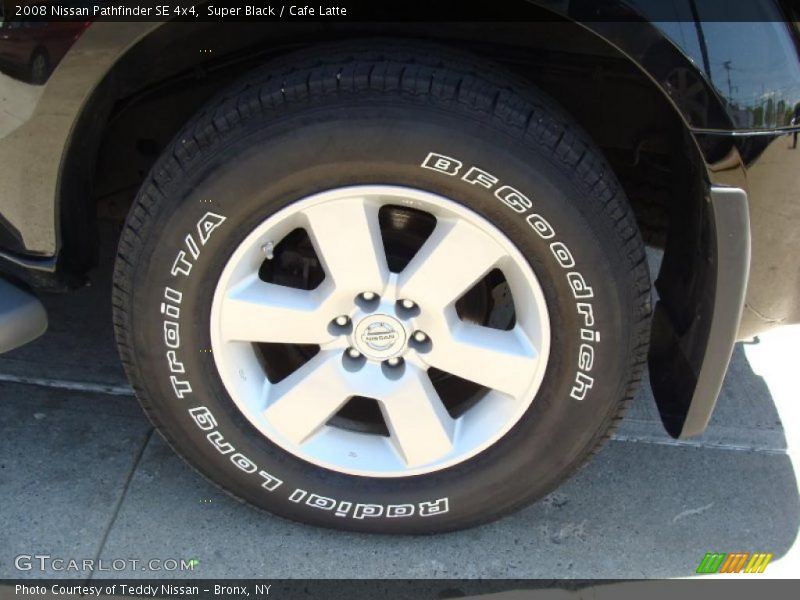Super Black / Cafe Latte 2008 Nissan Pathfinder SE 4x4