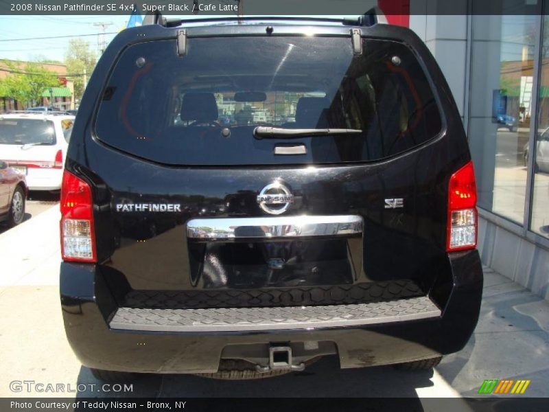 Super Black / Cafe Latte 2008 Nissan Pathfinder SE 4x4