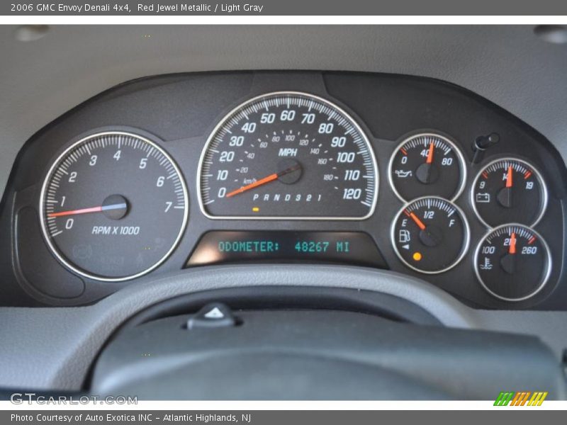 Red Jewel Metallic / Light Gray 2006 GMC Envoy Denali 4x4