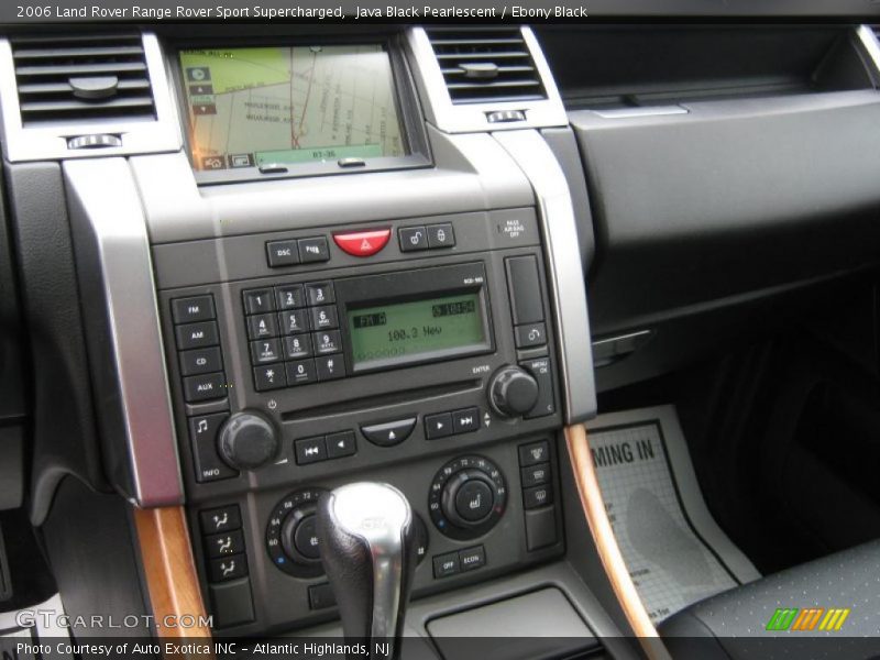 Controls of 2006 Range Rover Sport Supercharged