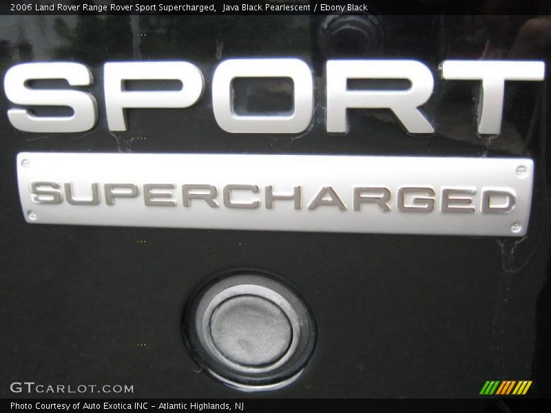  2006 Range Rover Sport Supercharged Logo