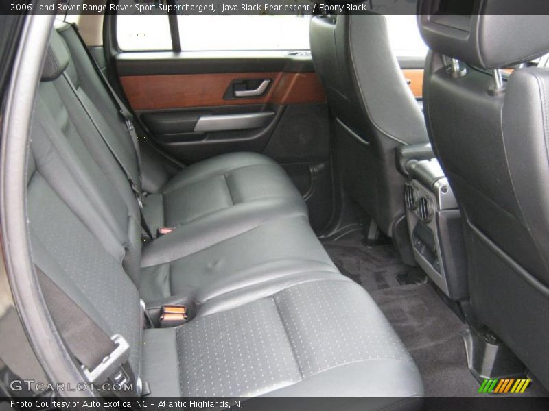  2006 Range Rover Sport Supercharged Ebony Black Interior