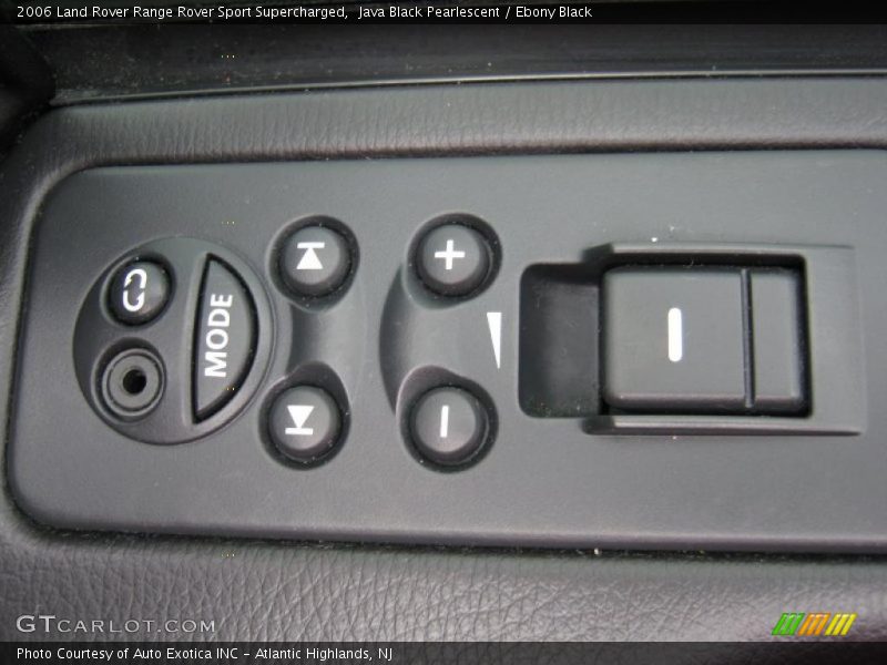 Controls of 2006 Range Rover Sport Supercharged