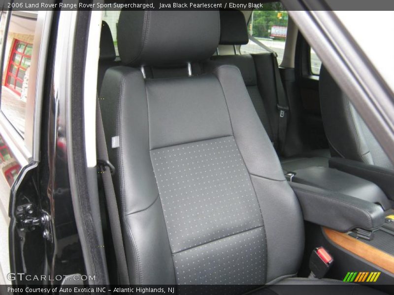  2006 Range Rover Sport Supercharged Ebony Black Interior