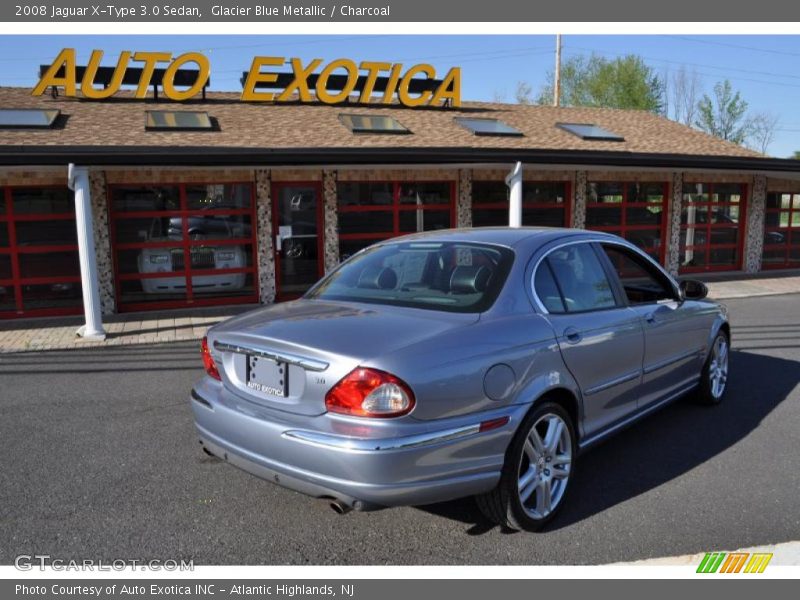 Glacier Blue Metallic / Charcoal 2008 Jaguar X-Type 3.0 Sedan