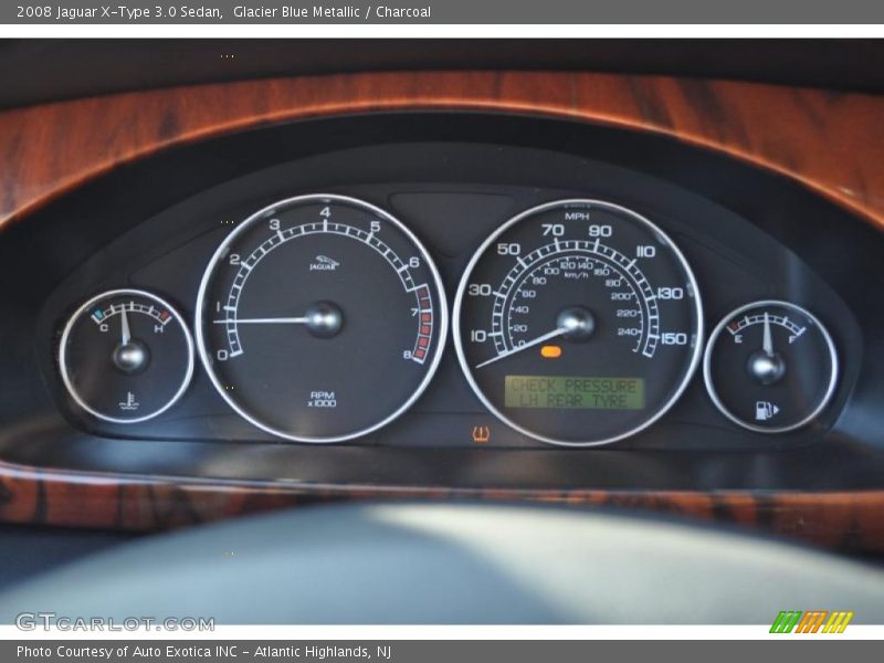  2008 X-Type 3.0 Sedan 3.0 Sedan Gauges